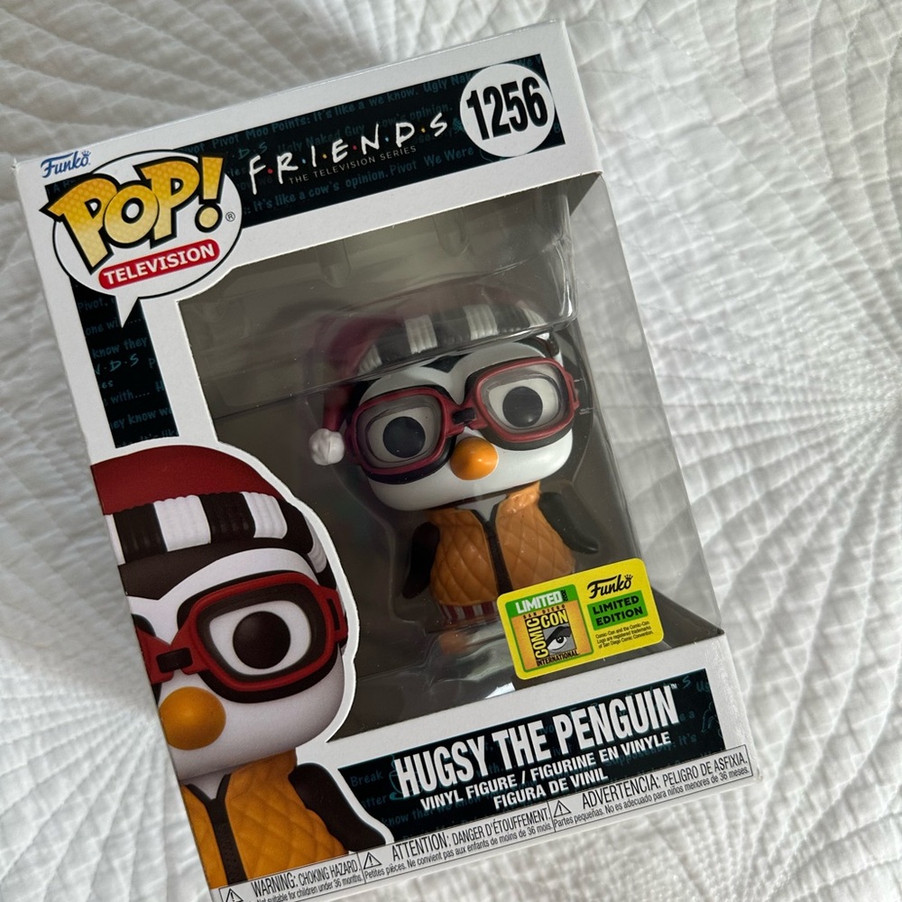 SOLD Funko Pop TV! Friends - Hugsy Penguin #1256 San Diego Comic Con Exclusive